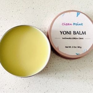 Yoni Balm Feminine Salve Clean Point - 100% Organic, With Grape Extract Oil.